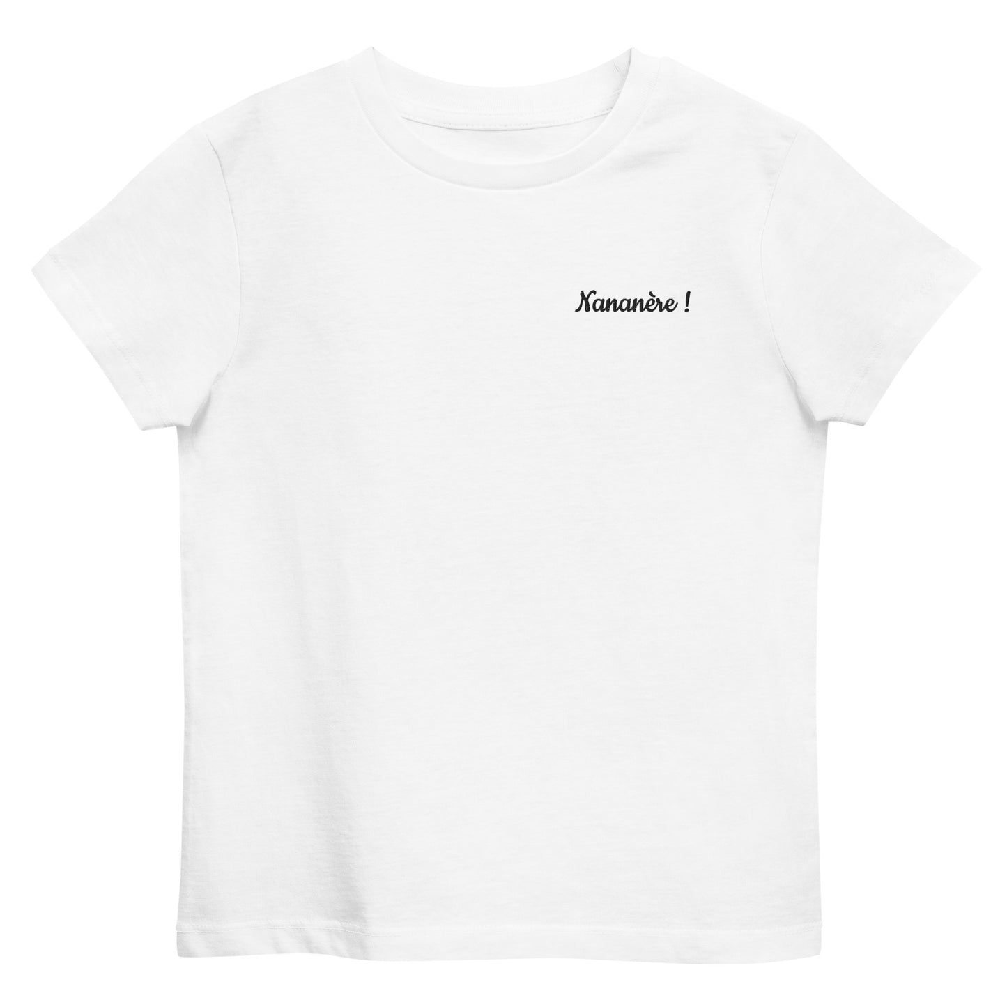 T-shirt kids bio NANANERE ! / Blanc ou Gris