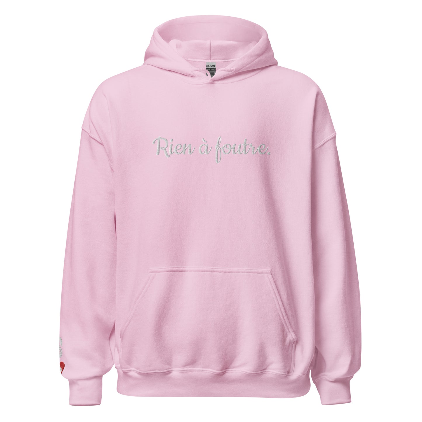 Sweat Shirt RIEN A FOUTRE. / Noir, Bleu ou Rose