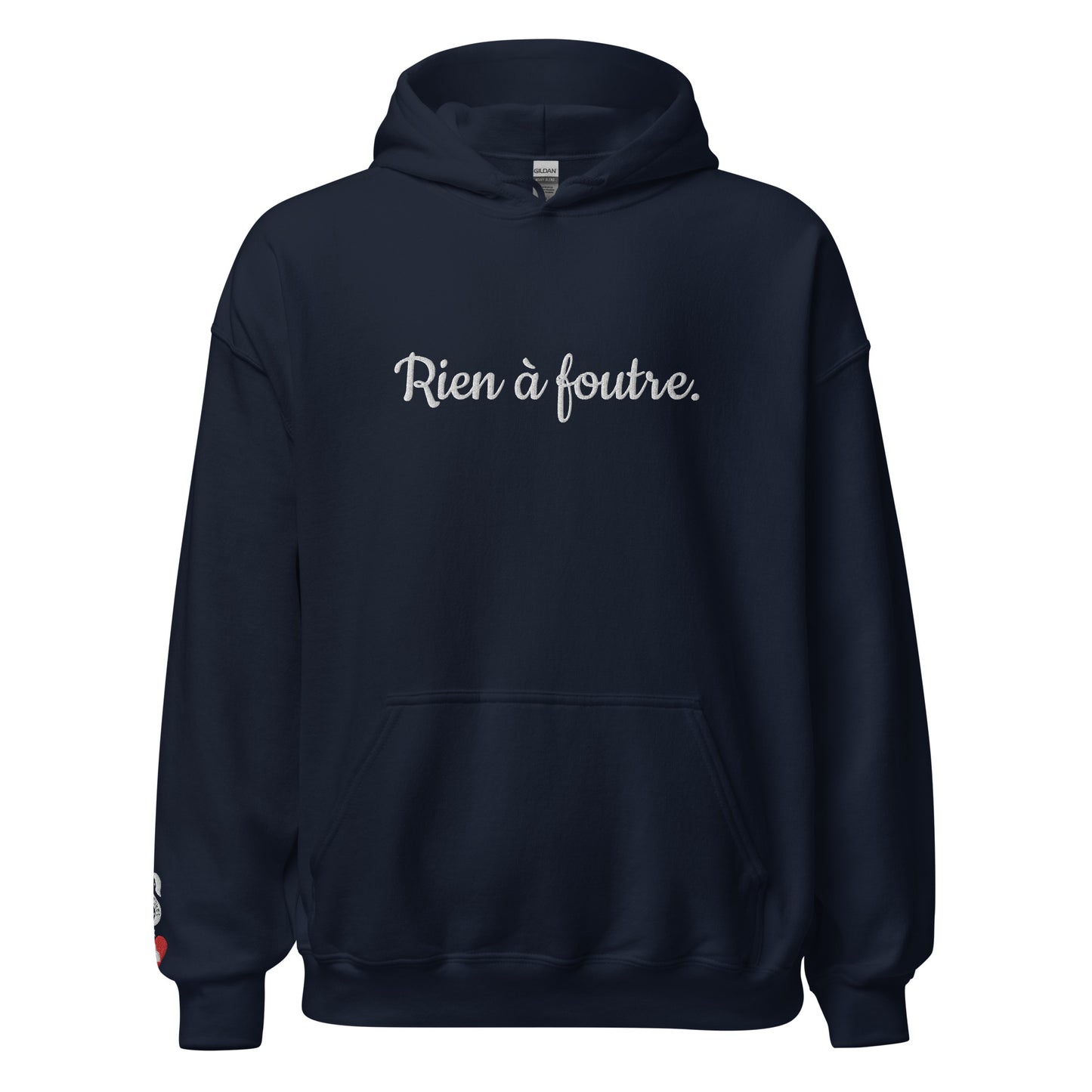 Sweat Shirt RIEN A FOUTRE. / Noir, Bleu ou Rose