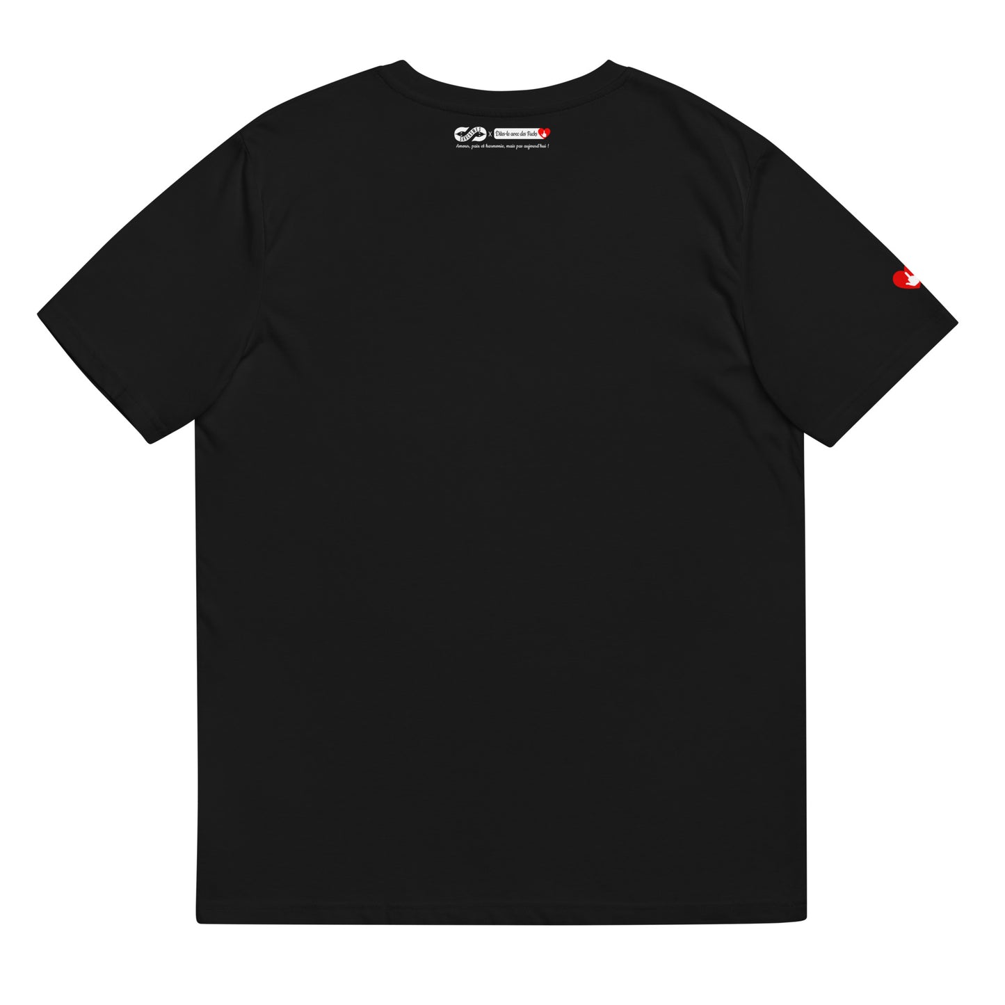 T-shirt bio unisexe : Jusqu'à ce que l'Amour nous sépare / tons foncés