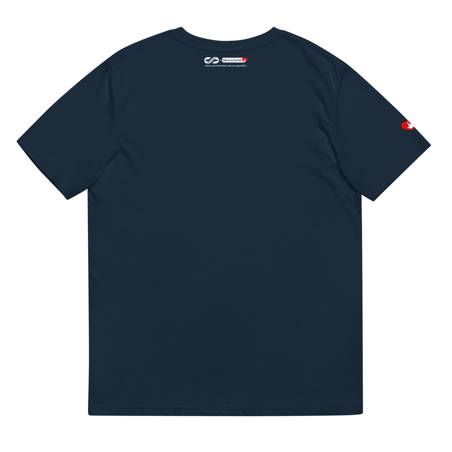 T-shirt bio unisexe : Jusqu'à ce que l'Amour nous sépare / tons foncés