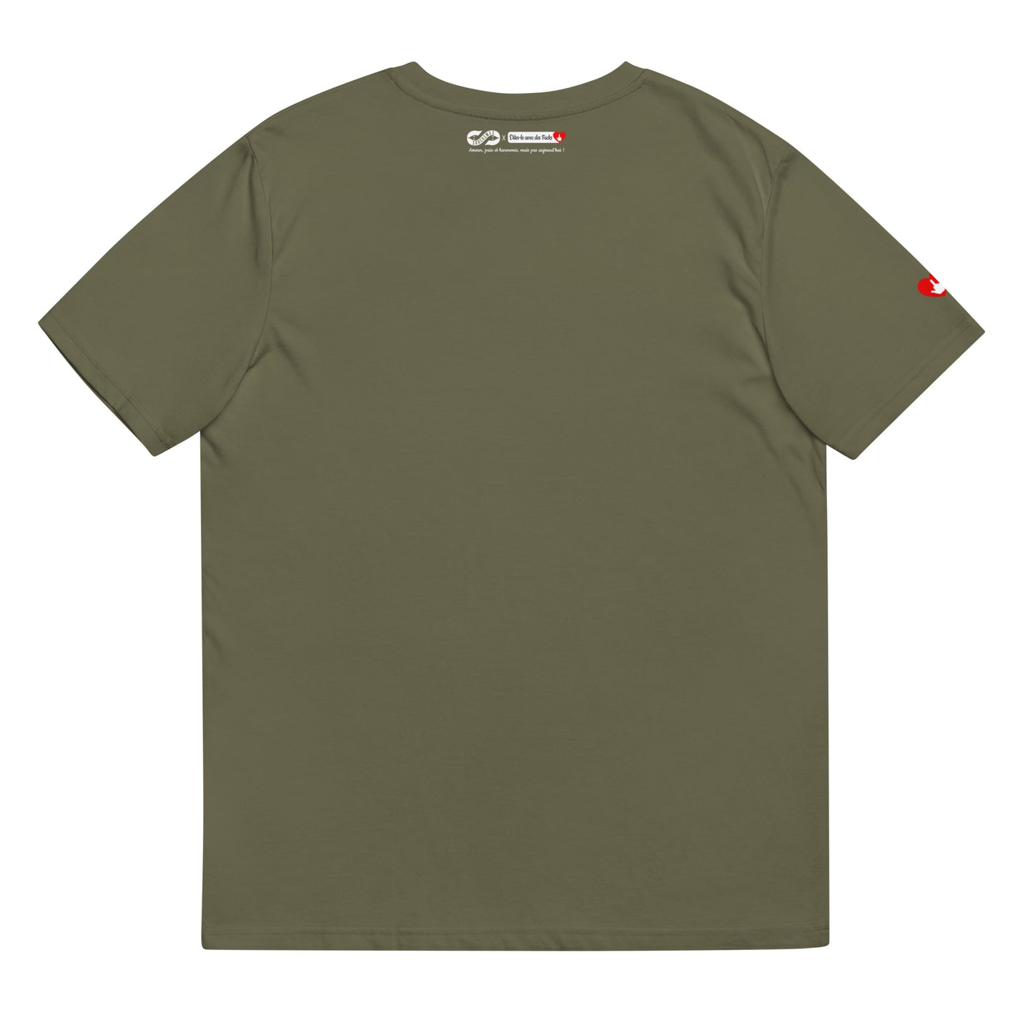 T-shirt bio unisexe : Jusqu'à ce que l'Amour nous sépare / tons foncés