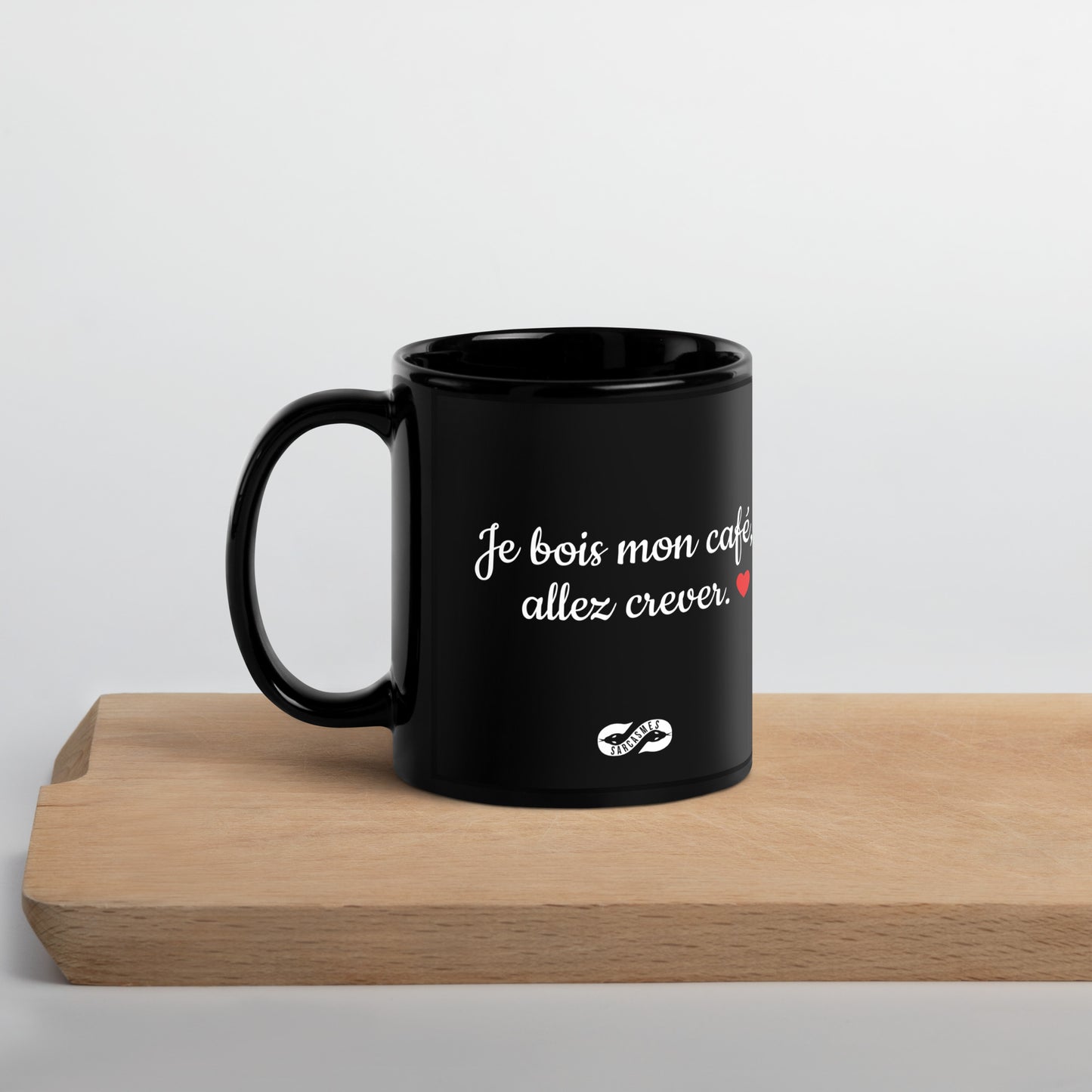 Mug noir Allez Crever