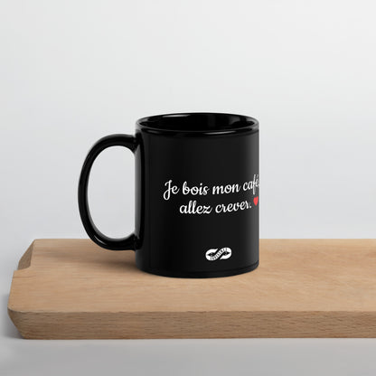 Mug noir Allez Crever