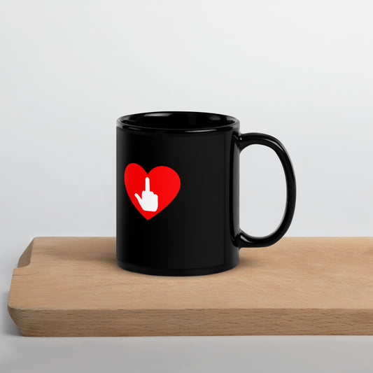 Mug  noir Foutez moi la paix