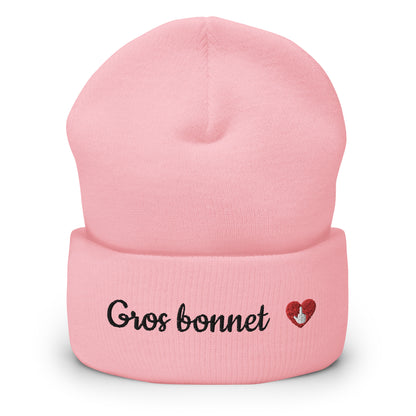 GROS BONNET - brodé noir