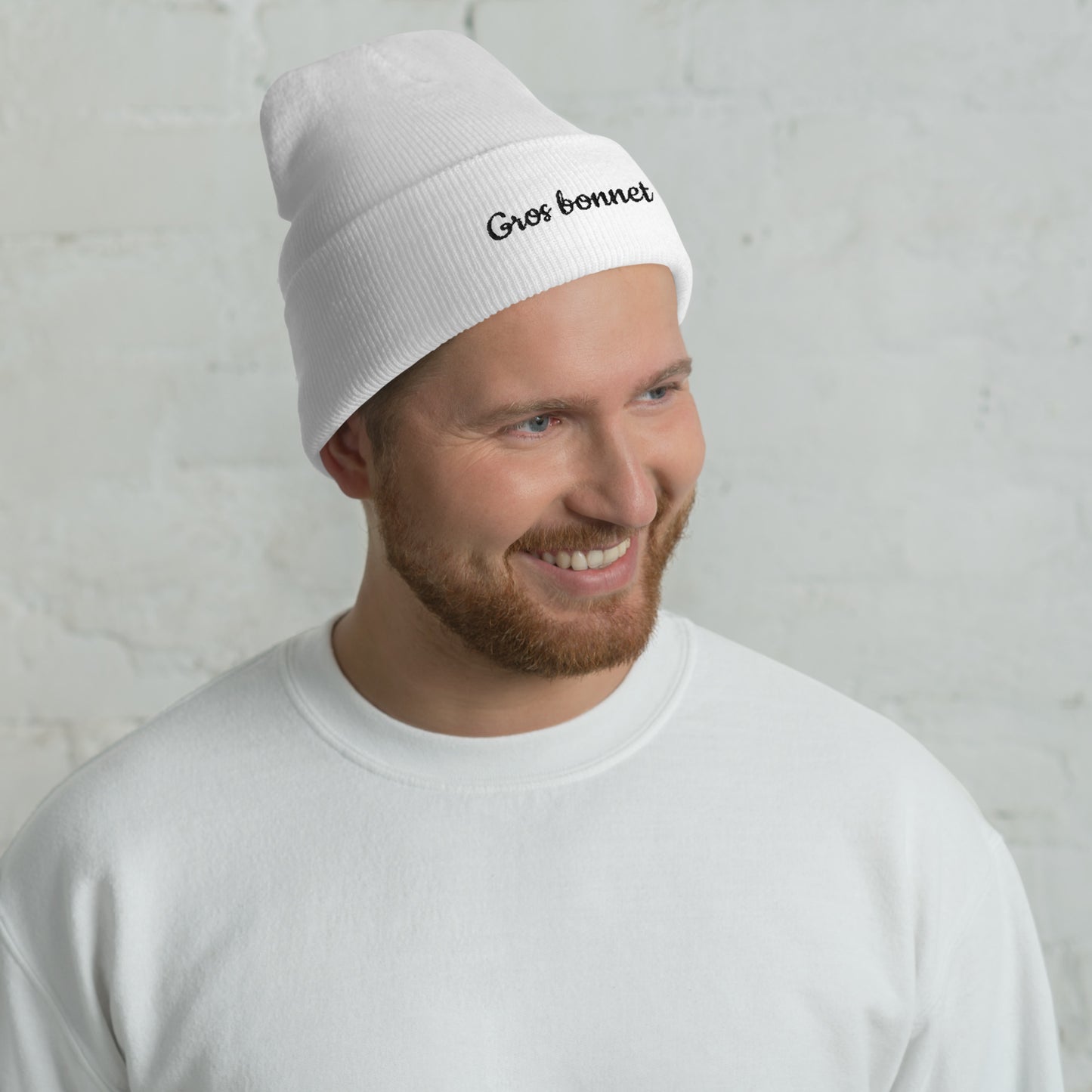 GROS BONNET - brodé noir