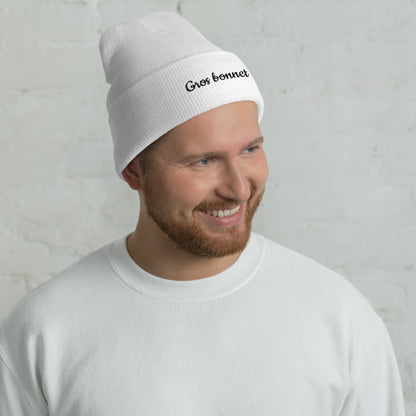 GROS BONNET - brodé noir