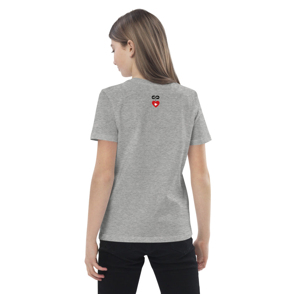 T-shirt kids bio LA TETE A TOTO... / Blanc ou Gris