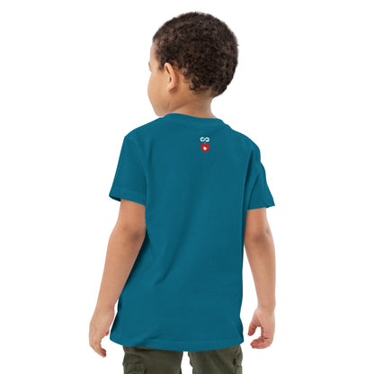 T-shirt kids bio TU VEUX MA PHOTO ? / Noir, Bleu Marine ou Bleu Océan