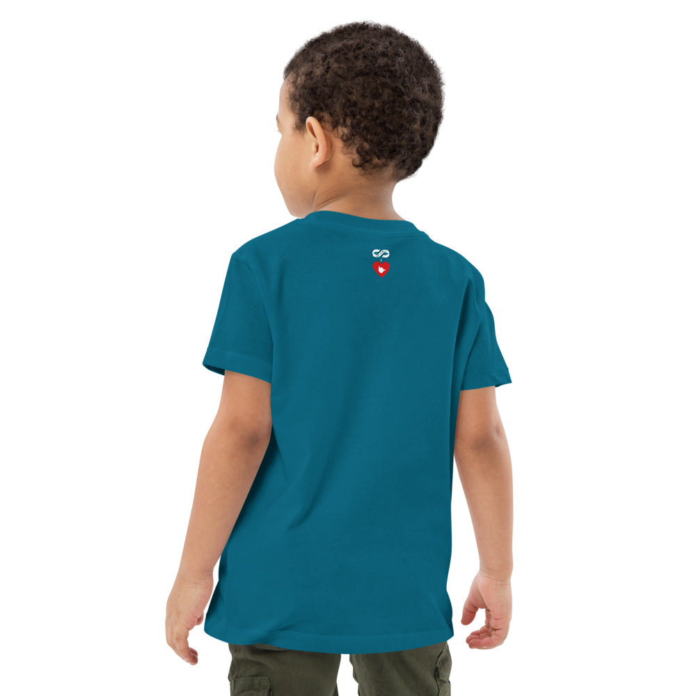 T-shirt kids bio TRONCHE DE CAKE ! Noir, Marine ou Océan