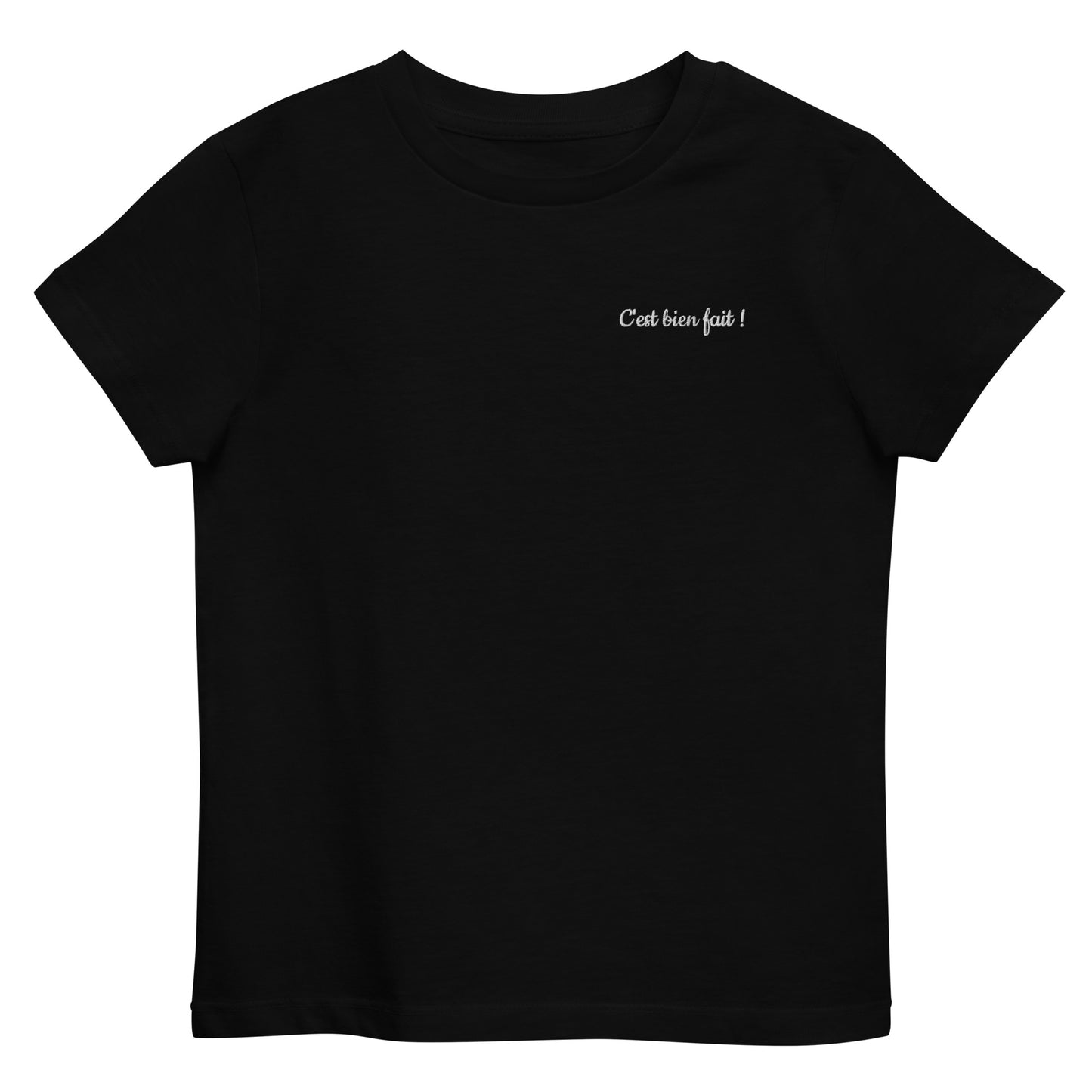 T-shirt kids bio C'EST BIEN FAIT ! / Noir, Marine ou Océan