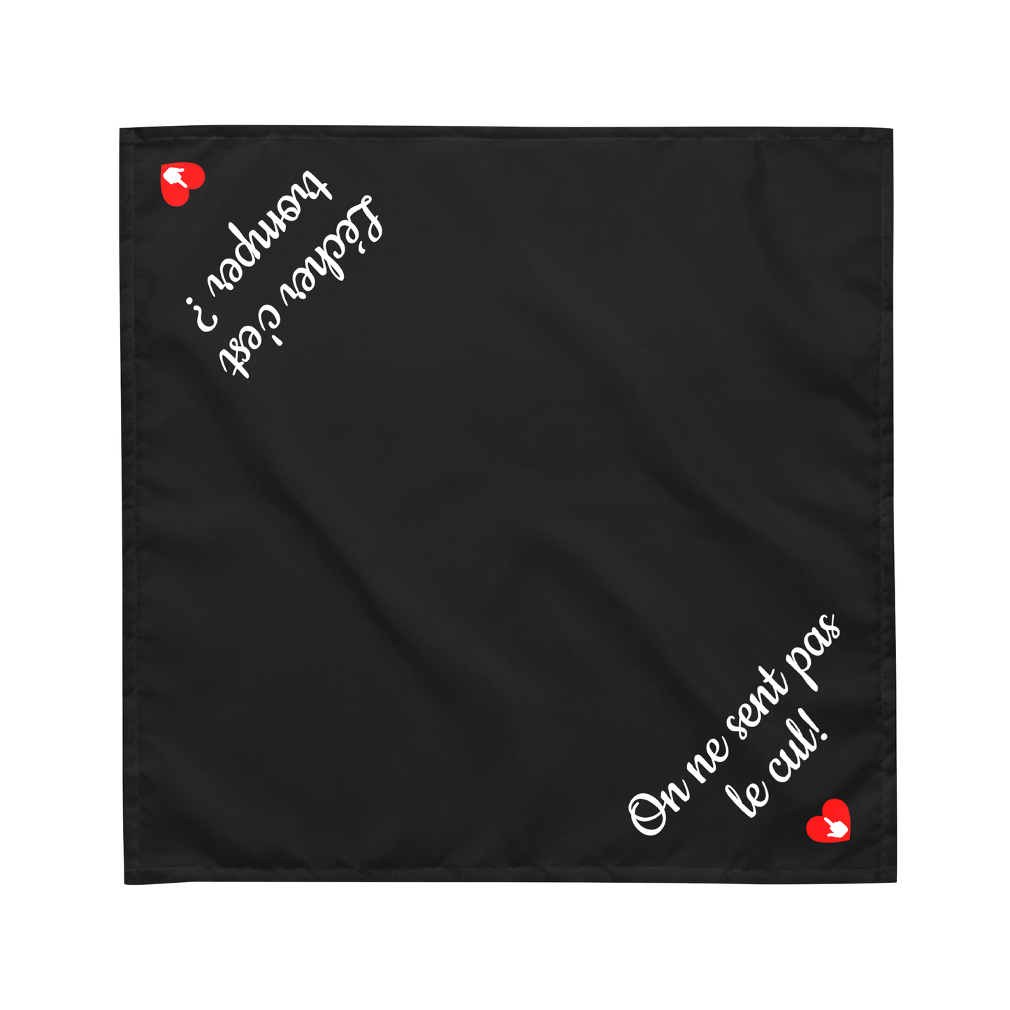 Foulard de Clébard - Lécher c'est tromper ? / On ne sent pas le cul !