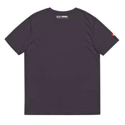 T-shirt bio unisexe : Cœur à prendre / tons foncés