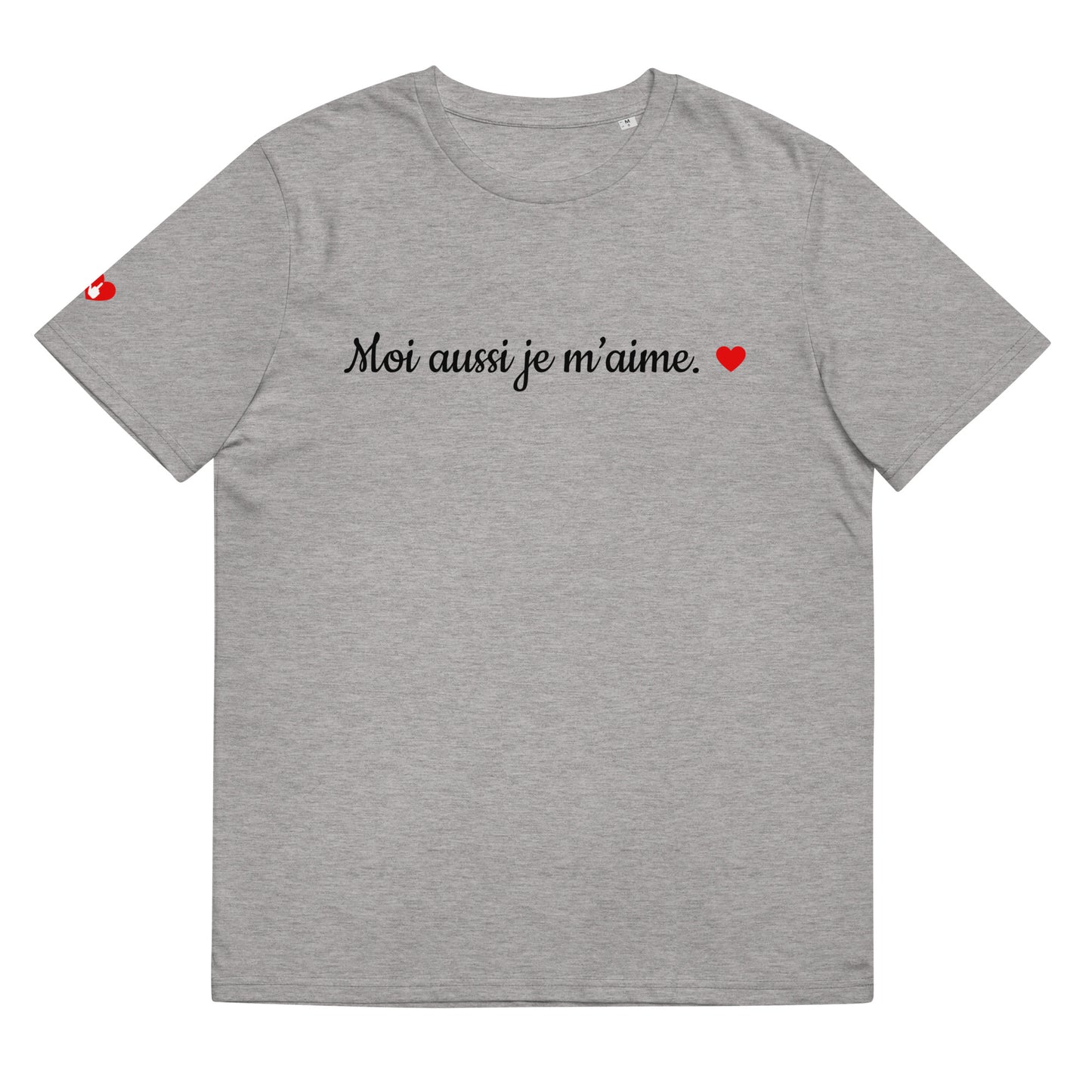 T-shirt bio unisexe : Moi aussi je m'aime / tons clairs